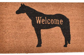 Coir Welcome Mat - Standing Horse